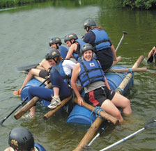 raft building